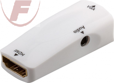 Adapter: HDMI™/VGA inkl. Audio - HDMI™-Buchse (Typ A) > VGA-Buchse (15-polig) +