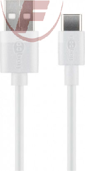 USB-2.0 Kabel, USB-A Stecker/USB-C Kabel, 1,00m bis 480 Mbit/s