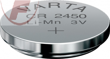 CR2450, Lithium-Knopfzelle 3Volt - Varta