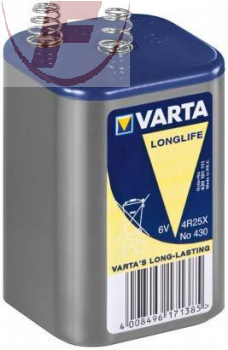 4R25X (430) Laternenbatterie, 6 Volt Zinkchlorid - Varta
