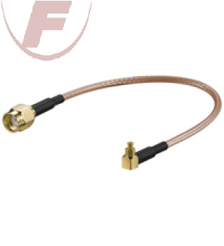 Adapter SMA Reverse Buchse> MC-Card 90° Stecker, 0,15 m