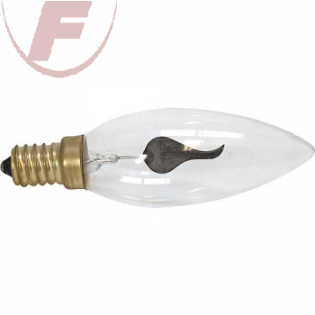 E14 Flacker-Kerzenlampe 3Watt / 230Volt / klar - Paulmann 530.00