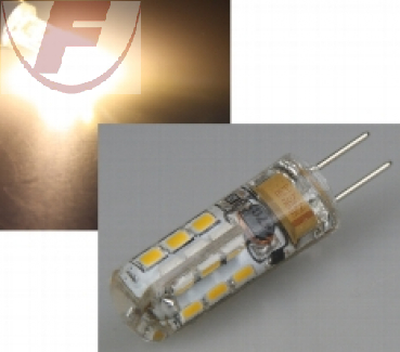 LED-Stiftsockel G4 12Volt/1,8Watt, 180lm, 2700K, 360°