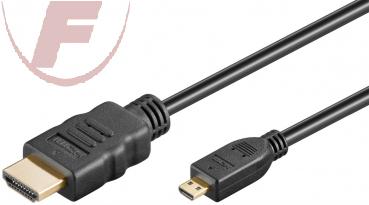 High Speed HDMI mit Ethernet 3m, HDMI A-Stecker / HDMI D-Stecker (Micro)
