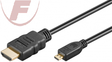 High Speed HDMI mit Ethernet 5m, HDMI A-Stecker / HDMI D-Stecker (Micro)