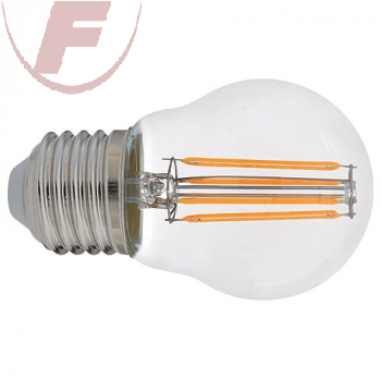 E27 LED-Tropfen, Filament, 4,5Watt, 510lm, 2700K, 360°, klar - EGB