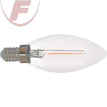 E14 LED-Kerze, 1,4Watt, 136lm, 2700K, 330°, klar - EGB