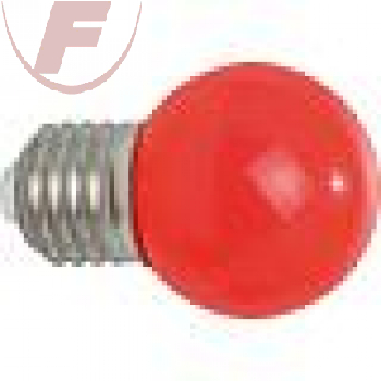 E27 LED-Tropfenlampe 1Watt, 10-15lm, rot, IP54 - EGB
