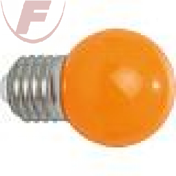E27 LED-Tropfenlampe 1Watt, 10-15lm, orange, IP54 - EGB