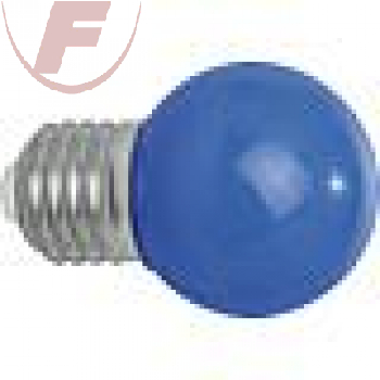 E27 LED-Tropfenlampe 1Watt, 10-15lm, blau, IP54 - EGB