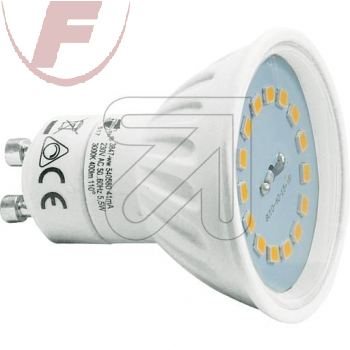 GU10, LED-Strahler, 5,5Watt, 400lm, 3000K, 110º, Step-Dim