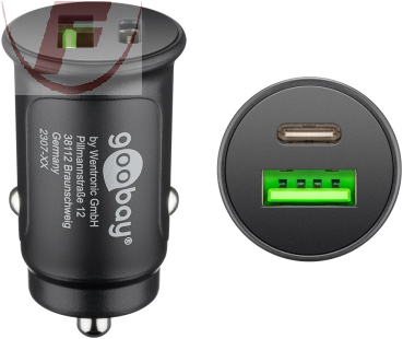 Dual-USB Auto-Schnellladegerät USB-C™ PD (Power Delivery) (30 W)