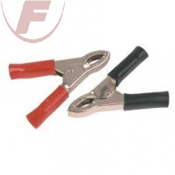 Batterieklemmsatz rot/schwarz, 50mm, 20A