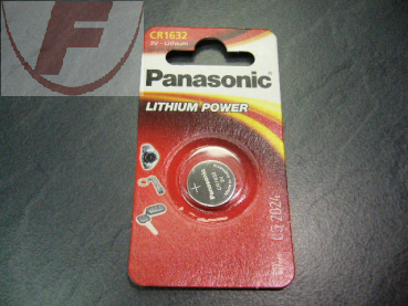 CR1632, Lithium-Knopfzelle 3Volt - Panasonic