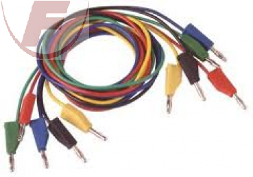 Prüfkabel 1mm² Kupferquerschnitt, 1m, grün