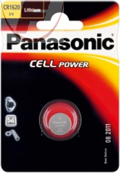 CR1620, Lithium-Knopfzelle 3Volt - Panasonic