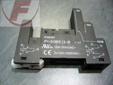Relaisfassung DIN-Schiene für 2-polige Relais 5mm