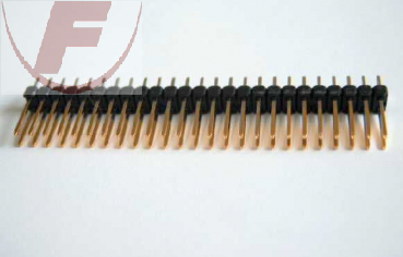 Stiftleiste, 2-reihig, 2x50-polig, RM=2,54mm, Höhe 12,6mm