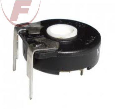 Trimmer. 2,2 MOhm, liegend, Schlitz Raster 10/12,5