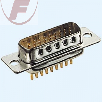 SUB-D Stecker, 15-polig Lötkelch