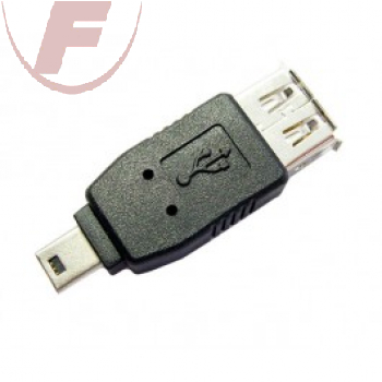 USB-Adapter USB 2.0-Buchse (Typ A) > USB 2.0-Mini-Stecker (Typ B, 5-Pin)