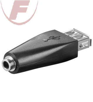 USB-Adapter USB 2.0-Buchse (Typ A) > Klinke 3,5 mm Buchse (3-Pin, stereo)