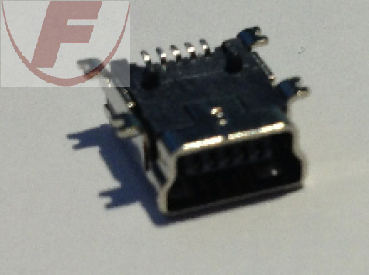 Mini-USB-B-Buchse 5pol. SMD o.Folie