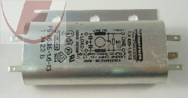 Entstörkondensator 0,15 µF + 2 x 2200pF, 2x7,5mH (250 V)