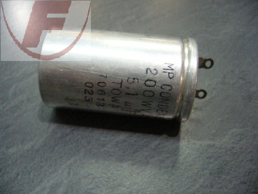 MP Kondensator 5,1uF 200 WV AC, 35x60mm, Lötanschluß