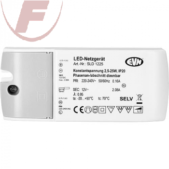 LED-Netzgerät 12V/25Watt, 12Volt, IP20, dimmbar