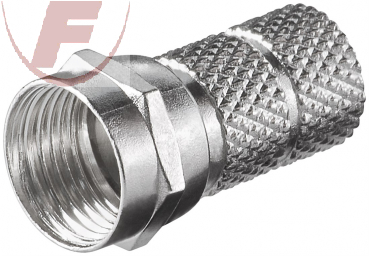 F-Stecker schraubbar 6,5