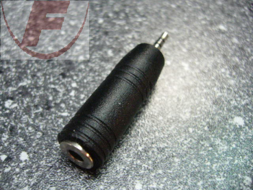 Adapter 2,5mm Stereo-Stecker>3,5mm Stereo-Kupplung