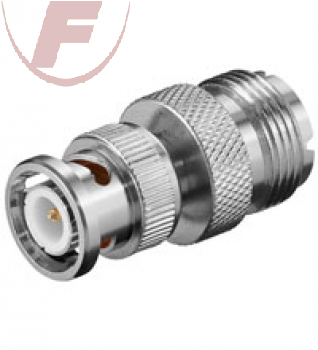 Adapter BNC-Stecker> UHF-Buchse