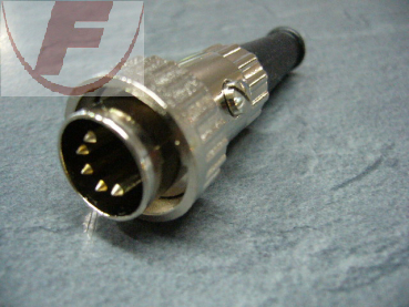 DIN-Stecker, gerade, 5-polig Renkverschluß