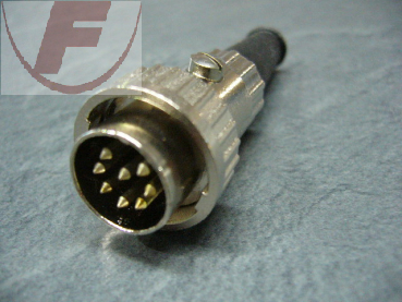 DIN-Stecker, gerade, 8-polig 240º Renkverschluß