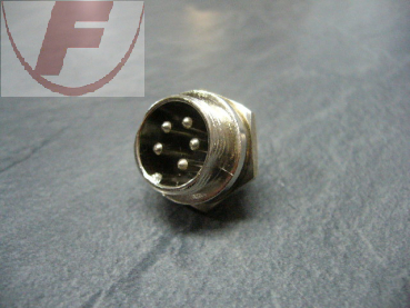 Mikrofoneinbaustecker 5-polig