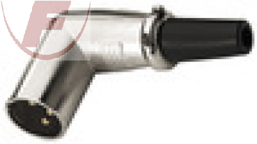 XLR-Stecker 3-polig, abgewinkelt