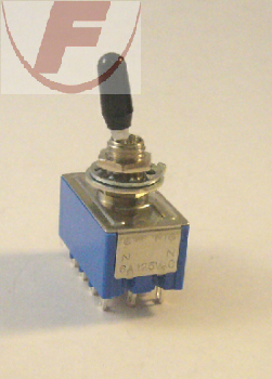 Miniatur-Kippschalter 4xUm, 6A/125VAC