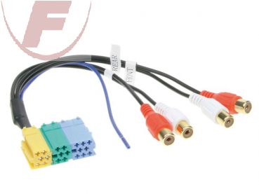 Vorverstärkeradapter Mini ISO > Cinch