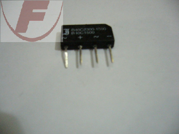 Gleichrichter Flachbrücke 40V, 1,5A   W+W-