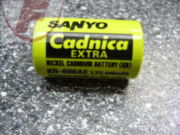 KR600 NICD-Akku Sanyo 600 mA  2/3 A