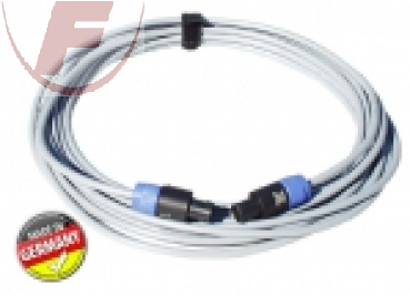 2x2,5mm² Speakonkabel, 15m, Ölflex grau, Speakon / Speakon Neutrik (NL2F)