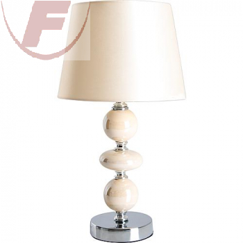 Tischleuchte 'Araga' beige/chrom 3183511