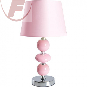 Tischleuchte 'Araga' rosa/chrom 3183532