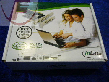 InLine® Schnittstellenkarte, USB 2.0, 4x extern + 1x intern, PCI