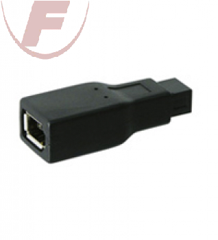 Firewire-Adapter 4-pol. Buchse / 9-pol. Stecker