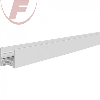 U-Profil, flach Aluminium-Profil 1m alu eloxiert - EVN APF 100