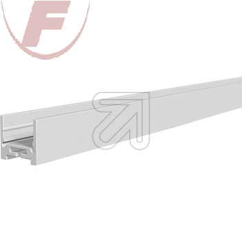 U-Profil, flach Aluminium-Profil 2m alu eloxiert - EVN APF 200