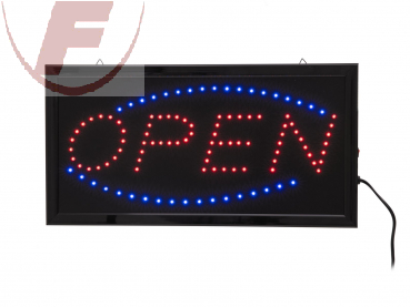 LED Schild OPEN, classis