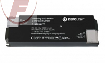 LED-Netzteil, 1300mA, 20-39Volt, 26-50 Watt, dimmbar